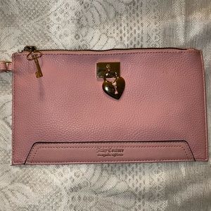 Juicy Couture light pink wallet/wristlet